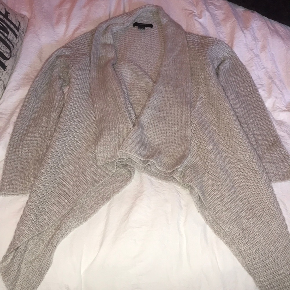 Tan cardigan